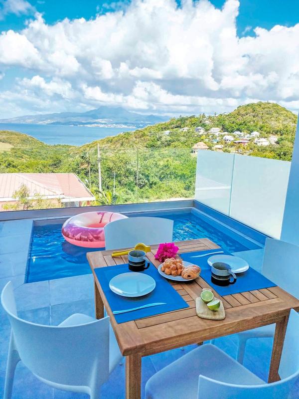 Location villa martinique. Terrasse et bassin